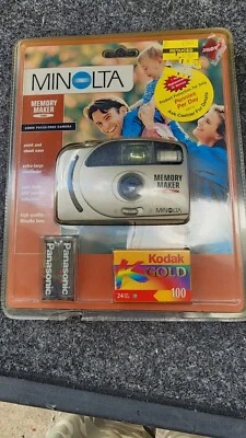 Minolta Memory Maker 2000 35m Film Camera New In Sealed Package - Image 1 of 3