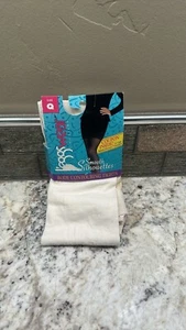 NOS Leggs wear hosiery body contouring tights ivory size Q smooth silhouettes - Picture 1 of 3