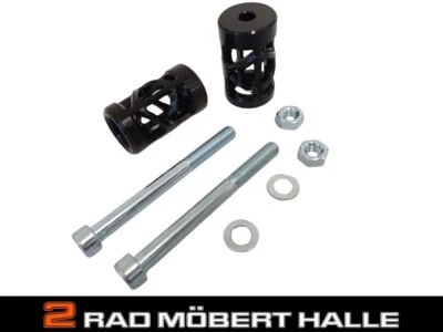 Sturzpads Simson S51 S50 CNC Racing Crashpads schwarz Neu - Bild 1 von 4