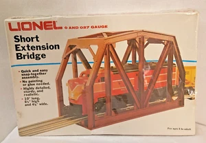 Lionel O and 027 Gauge Short Extension Bridge 10" x 6.5" x 4.25" - Picture 1 of 2