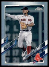 2021 Topps Chrome Ref Boston Red Sox Baseball Card #162 Xander Bogaerts