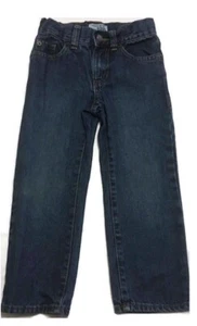 CHILDRENS PLACE Est 1989 Unisex Kids Jeans Straight Leg Dark Wash Size 4 - Picture 1 of 8