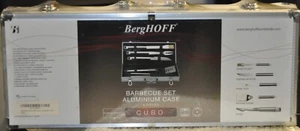 BergHOFF Cubo BBQ 6 Piece Stainless Steel Barbecue Set With Case - Picture 1 of 3