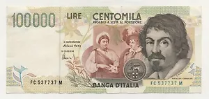 Italy 100000 Lira 6-5-1994 Pick 117.a XF- Circulated Banknote - Picture 1 of 2