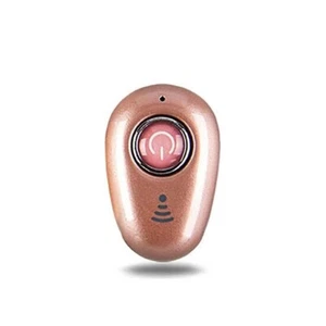 Single Mini Wireless Bluetooth Earphone In Ear Sport With Mic Handsfree Pink - Picture 1 of 9