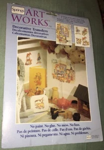 NEW SPRINGS ARTWORKS DECORATIVE TRANSFERS TOY TIME (2) 9" x 12" SHEETS - Picture 1 of 2