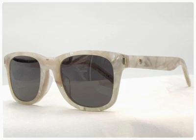 Saint Laurent SL51 HEART PERF/F 006 marble Sunglasses Women W/Storage Case - Image 1 of 4