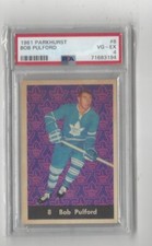 1961-62 Parkhurst #8 Bob Pulford Maple Leafs - PSA 4