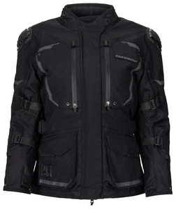 Tourmaster Trek Black Men's Motorcycle Jacket - Picture 1 of 6