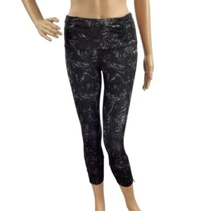 Lululemon Runday Crop *Full-On Luxtreme Arsenal Ambient Grey Black Size 6 - Picture 1 of 7