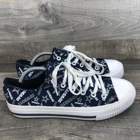 Dallas Cowboys Foco Women’s  Low Top  Canvas Shoes Size 9 Cover