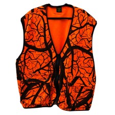camouflage blaze orange vest
