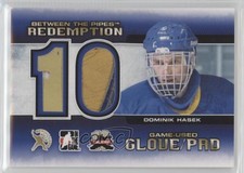 2012 ITG Between the Pipes Spring Expo Redemption Prizes Game-Used Dominik Hasek