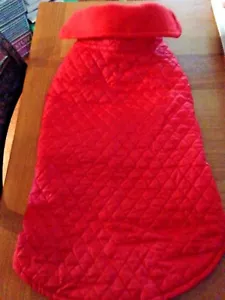 DoggiDuds Fleece- Lined Dog Coat NWOT Back Length 19" Large - Picture 1 of 2