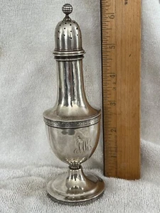 c.1883 Tiffany Sterling Silver Caster Muffineer 6.5” aesthetic gothic bands - Picture 1 of 4