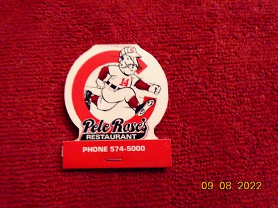 Lot of 6 PETE ROSE Pack of Restaurant Baseball Matches - Image 1 of 3