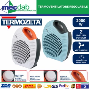 Termoventilatore Caldobagno Regolabile 2000W Termozeta Vari Colori - Foto 1 di 1