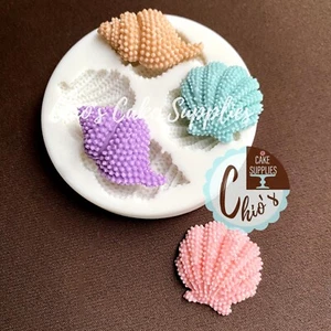 Seashells Silicone Mold, 4 cavities - Picture 1 of 6