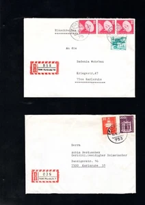 BRD 2 Reko "7500 Karlsruhe 14" und "7530 Pforzheim 7" (BLN-2) - Bild 1 von 1
