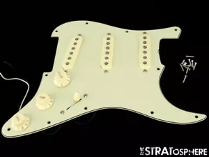 Fender CRAY Strat PICKGUARD CARICATO & CUSTOM SHOP PU, Stratocaster verde come nuovo - Foto 1 di 2