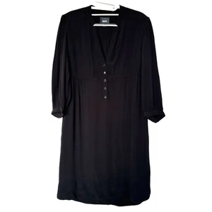 Maeve ANTHROPOLOGIE schwarz Taryn Krepp Etuikleid Größe 2 - Bild 1 von 6