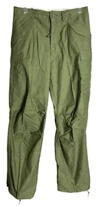 NOS US Military Cold Weather Trousers 1973 M65 OG 107 Cargo Field Pants Med-Long - Picture 1 of 11