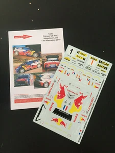 DECALS 1/24 CITROEN C4 SEBASTIEN LOEB RALLYE DEUTSCHLAND 2010 WRC RALLY - Foto 1 di 1