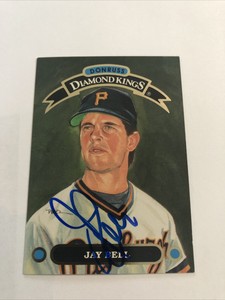 Jay Bell signed 1991 donruss diamond king baseball card #17 Pittsburgh Pirates