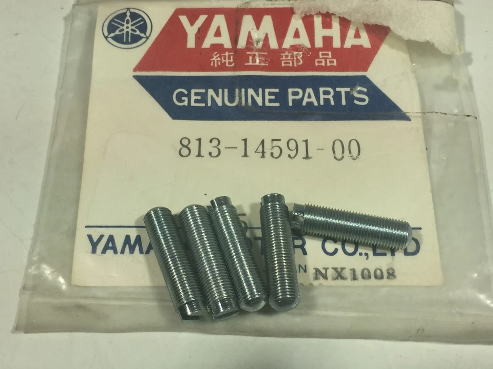 QTY 5 NEW OEM YAMAHA GP396 SS433 GP433 GP643 SR643 GP433 813-14591-00-00 SCREW - Image 1 of 1