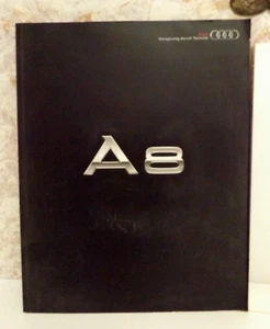 Audi A8 Illustrated Vorsprung durch Technik Promotional Book including CD - Picture 1 of 10