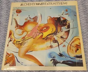 DIRE STRAITS 2 LP ALCHEMY LIVE MADE IN SPAIN RARE 1984 RARE - Picture 1 of 8