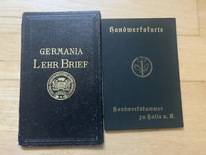 Lehrbrief / Gesellenprüfung / Meisterbrief handschriftlich, Handwerk 1920 / 1930 - Bild 1 von 4