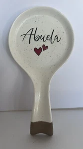 Prima Design Cerámica 9 pulgadas “Abuela” Con Corazón Cuchara Reposapiés - Nuevo - Imagen 1 de 5