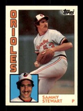 1984 Topps Tiffany #59 Sammy Stewart NM/NM+ Orioles 232172
