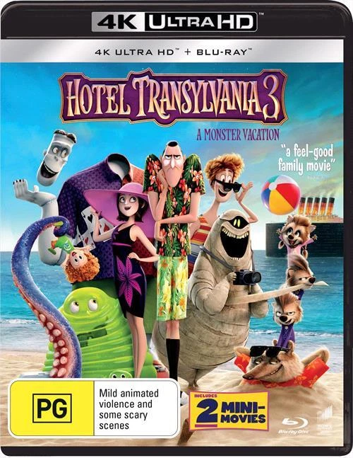 Hotel Transylvania 3-A Monster Vacation | Blu-ray + Uhd (Blu-ray, 2018)