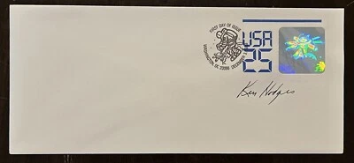 RARE 1989 U.S. HOLOGRAPHIC FDC FIRST DAY COVER SIGNED BY KEN HODGES ARTIST - Image 1 of 3