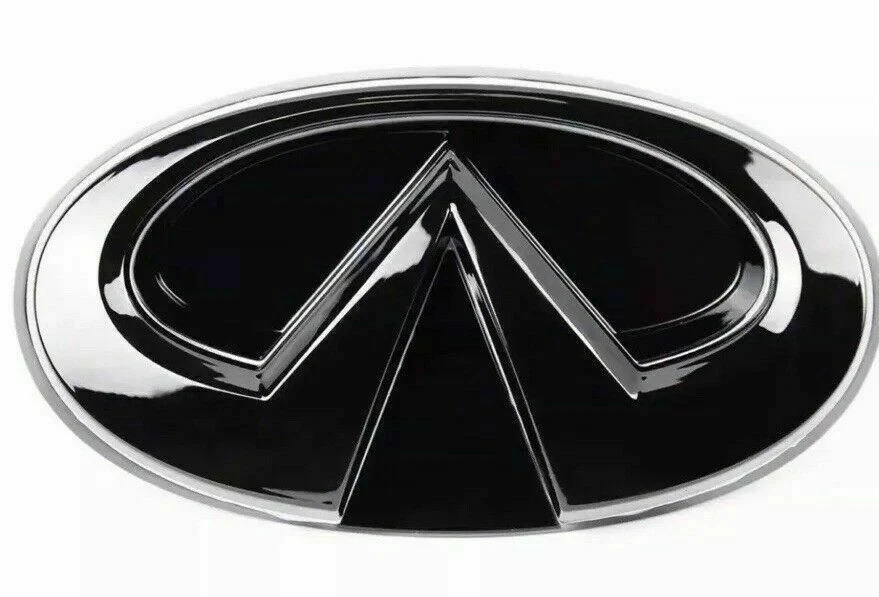 Front Chrome Silver Emblem with housing For Infiniti Q50 2014-2017 628664HB0A  - image 1 of 4