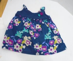 Niño pequeño 24 meses niña Sonoma estilo de vida estampado floral Top con acento de flor de ganchillo - Imagen 1 de 4