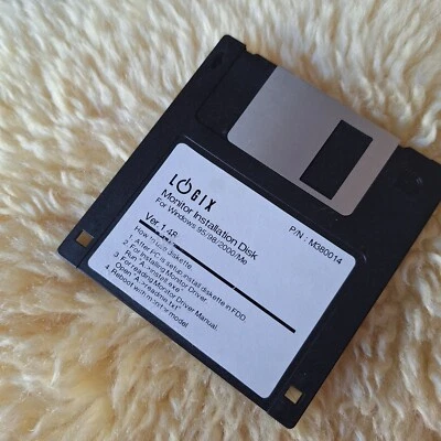 Logix Monitor Installation Driver Software Floppy Disk Version 1.48 Win 95 98 ME - Image 1 of 4