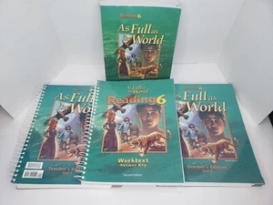 BJU Press - Reading 6 As Full as the World - 4 Book Lot (2nd Edition) - Picture 1 of 16