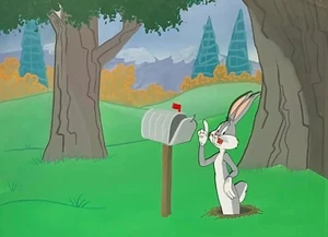 1950 RARO WARNER BROS. BUGS BUNNY ¿QUÉ PASA DOC? CEL DIBUJO ANIMACIÓN ORIGINAL - Imagen 1 de 2