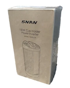 Portavasos Snan 150w Inversor de Potencia - 12V y Voltaje de Salida de 110V - Imagen 1 de 5