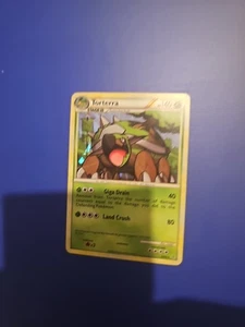 Pokemon HGSS Unleashed Evolutions Torterra Cracked Holo Card 10/95 - Picture 1 of 4
