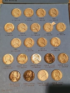 Alben Jefferson Nickels 1938-2019 188 Münzen  - Bild 1 von 9