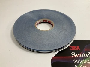 3M 74759 Pinstripe Striping Tape - 5/16" X 150 Feet - Dark Blue / Blue Stripe - Picture 1 of 3