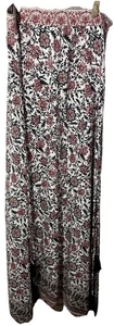 Maxi gonna cotone caramella Los Angeles taglia S cotone spacchi nappe boho tribale - Foto 1 di 10