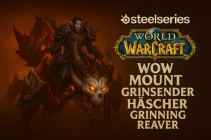 WOW, World of Warcraft Mount, Grinsender Häscher, Grinning Reaver, (Steelseries) - Bild 1 von 1