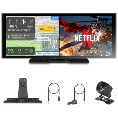 Ottocast ScreenFlow 11.4" Display YouTube TikTok Wireless CarPlay Android Auto - Image 1 of 4