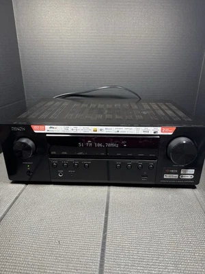 Denon AVR-S760H 7.2 Ch 8K AV Receiver 75W Dolby Atmos DTS:X HEOS Alexa - Image 1 of 4
