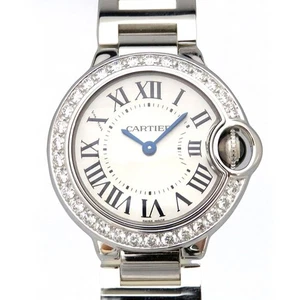 Cartier Ballon Bleu Bezel diamond WE9003Z3 Silver Dial - Picture 1 of 4